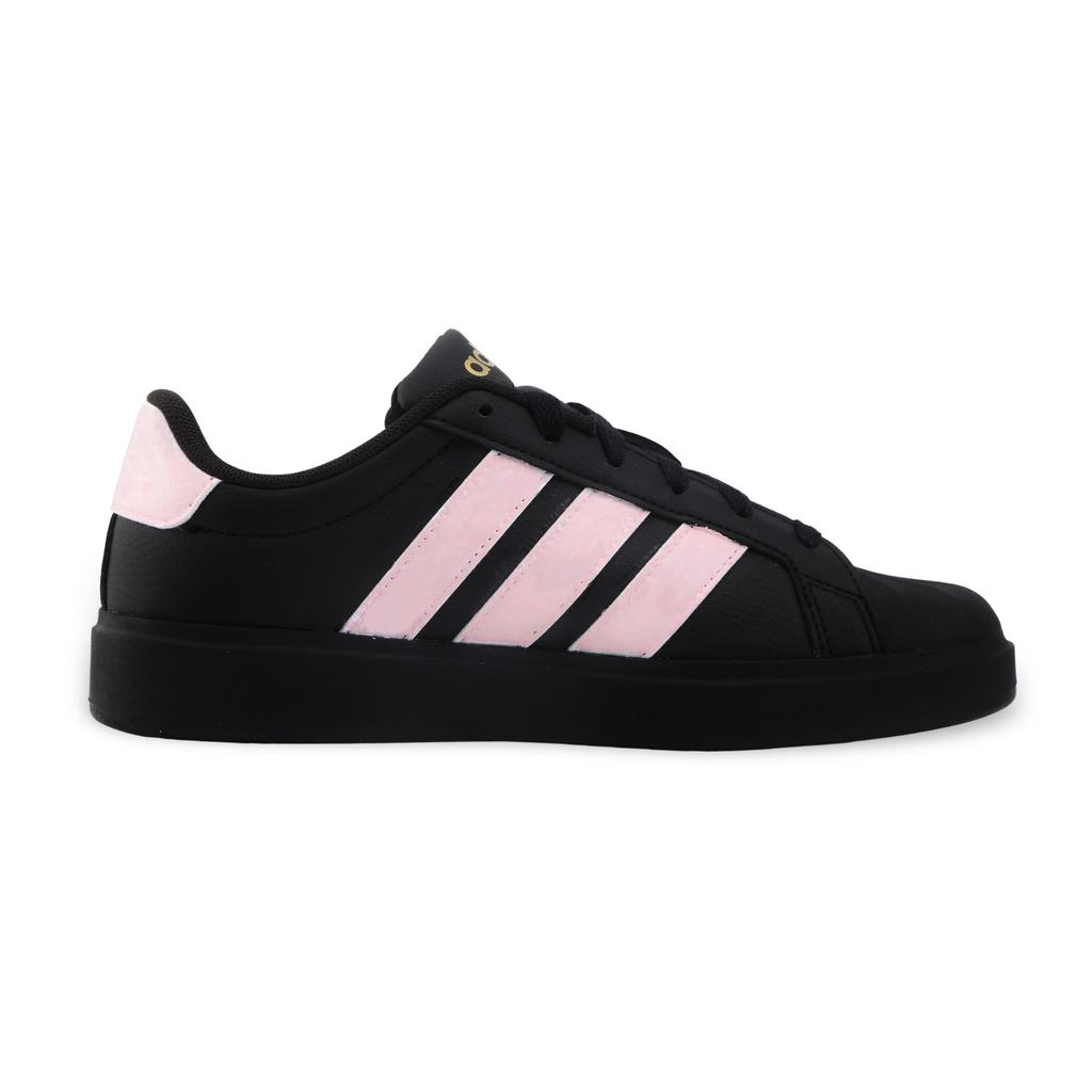 Adidas Street Talk Abrasion Resistant Waterproof Low top Skateboard Shoes Women's Black Pink JS5053(Team2113-)
