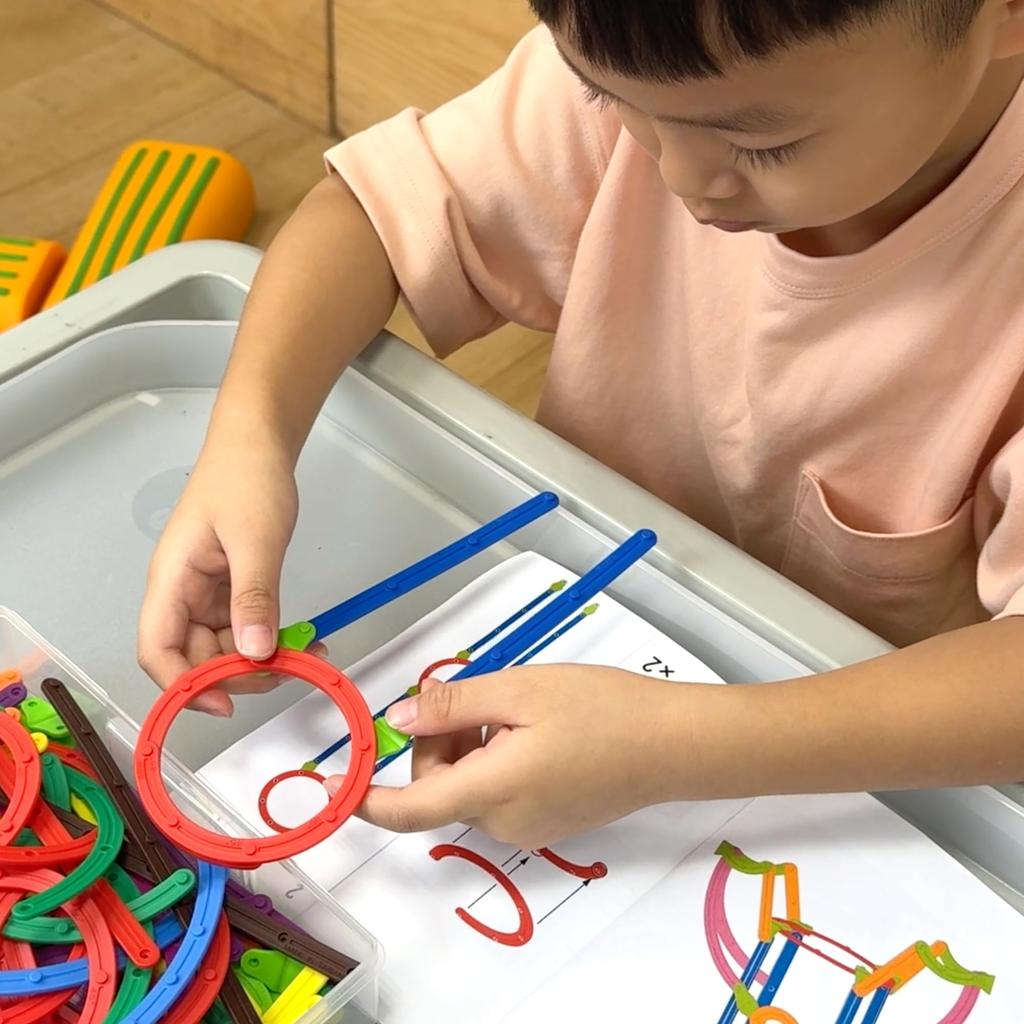 GeoStix 3D Building Toys  Educational Toys  Ages 5+  148 Piece Set