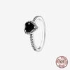 925 Sterling Silver Open Ring Style  Paved Heart Butterfly Flower Colorful Gemstone Ring For Women Daily Wear Jewelry Gift 2026