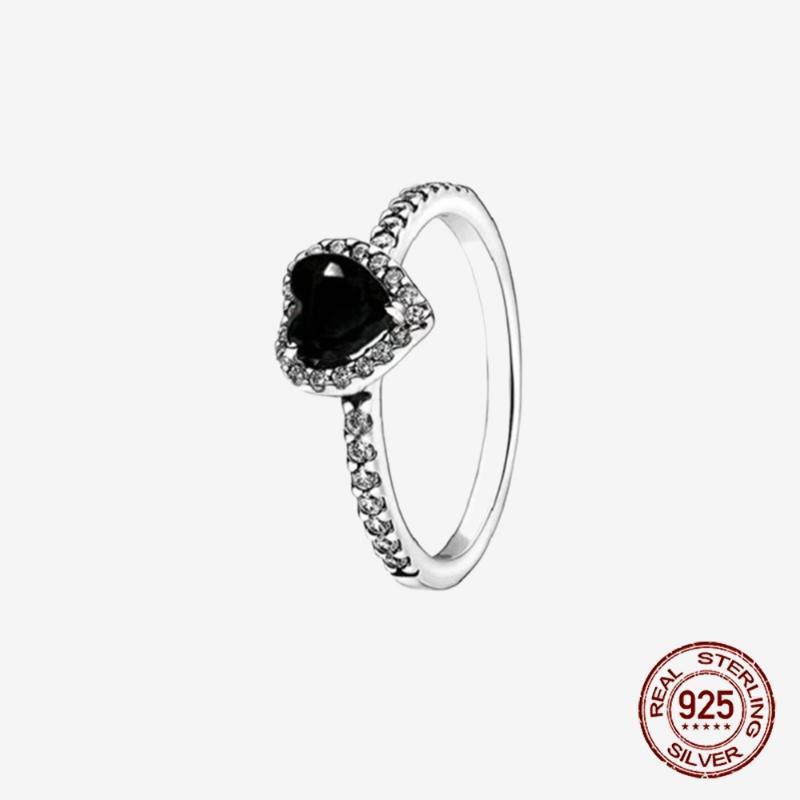 925 Sterling Silver Open Ring Style  Paved Heart Butterfly Flower Colorful Gemstone Ring For Women Daily Wear Jewelry Gift 2026