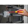 Tournevis VDE cruciforme BOSCH Professional PH1 x 100 mm - Isolé 1000 V, testé 10 000 V - Manche softgrip antidérapant