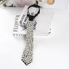 Imitation Pearl Women's Pre-tied Necktie Vintage Lazy Necktie Fashion Neckwear  Uniform Shirt