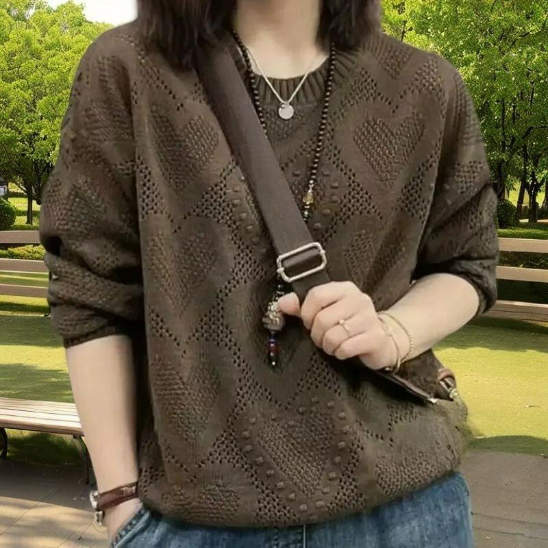 

Женские осенние и летние солнцезащитные топы больших размеров, уменьшающие возраст 6XL кофейный