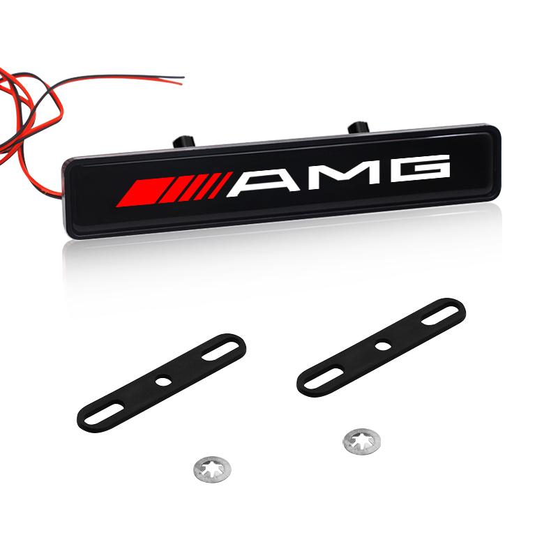 Car LED Front Hood Grille AMG Emblem Badge Decorative Light Accessories For Mercedes-Benz C180 E320 E400 E260 E300 W108 W124 W126 W140 W168 W169 W176