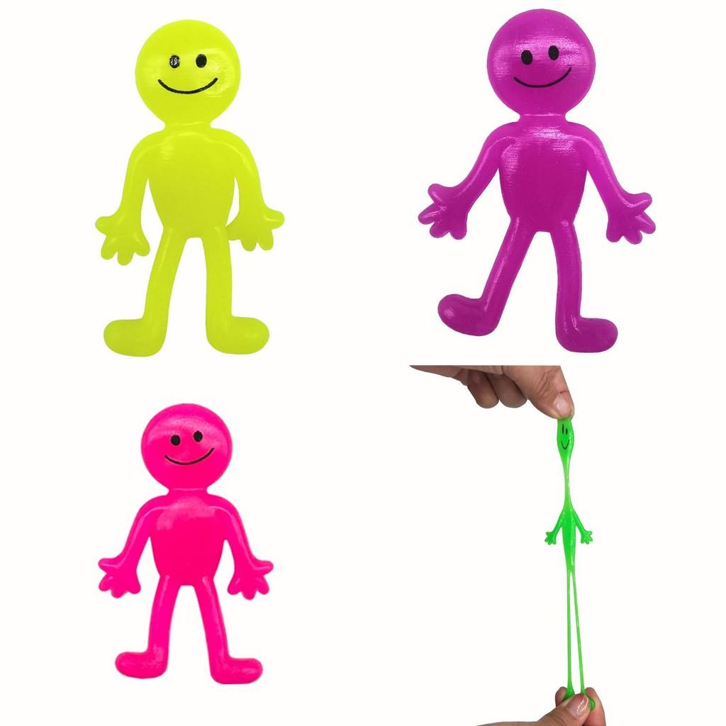 Tpr Smiley Face Doll Toy Stretchable And Stress-relieving Figure For Children Teens And Adults
