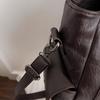 Faux Leather Tote Bag with Dual Zipper Pockets Adjustable Shoulder Strap Women's Everyday Fashion Handbag