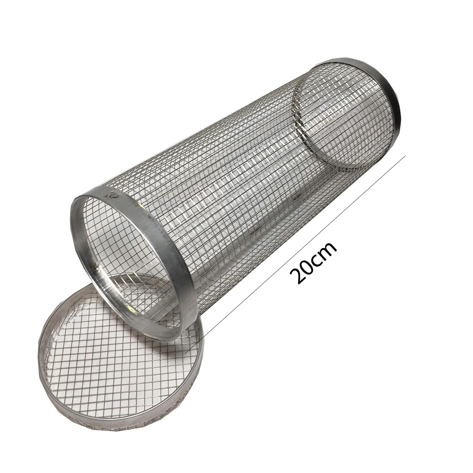 

Решетка для гриля из нержавеющей стали для кемпинга на открытом воздухе, барабан для барбекю, вращающаяся корзина для гриля, решетка для костра, корзина для пикника