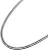 [KAZURI] Men's Solid 925 Sterling Silver Triple 12-Sided Cuban LinkCurb Chain Necklace, Long, Heavy, Made In Japan (60cm Short - 4.7mm Width, Medium