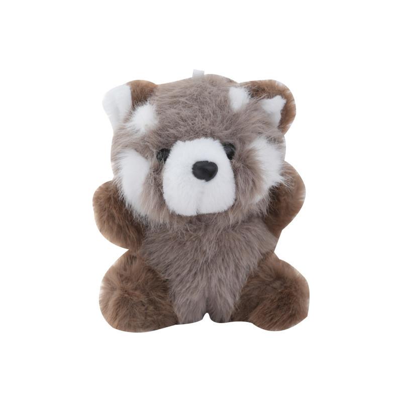Small Raccoon Plush Toy Car Seat Decor With Pp Cotton Filling For Kids And Gifts