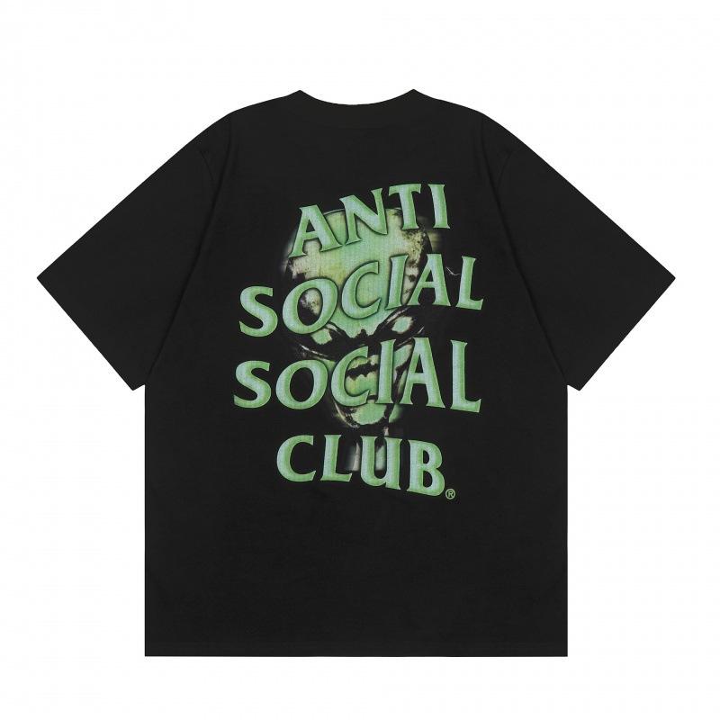GUOYAN TOP Nieuwe 2026 ASSC Letterprint Ronde Crewneck Korte Mouw Unisex ASSC T-shirt Straatmode Katoen Losse Pasvorm Jeugd Mode T-shirt 3XL