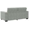 2 Seater Sofa Light Grey 180 X 78 X 84 Cm Velvet