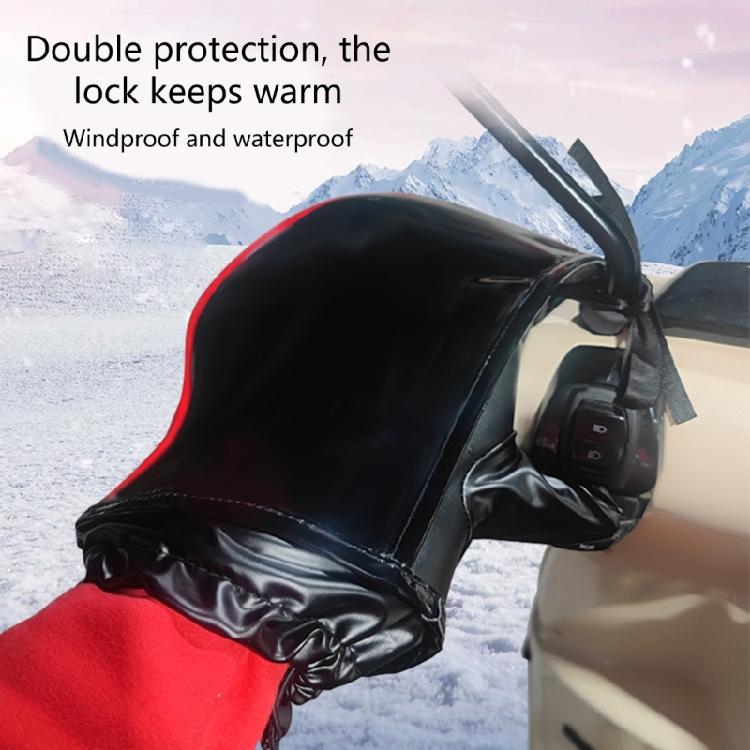 Motorcycles Handlebar Muffs Waterproof  Scooter Thick Warm Grip Muff Hand Warmer