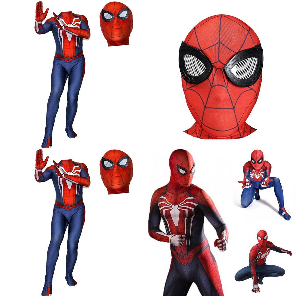 Kostium Cosplay Ps4 Insomniac Spider-man Druk 3d Dorosły Dzieci Strój Spidey Zentai Z Wykwintnym Wykonaniem I Oddychającego Materiału Lycra