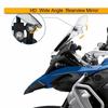 Clear Parabolic Windshield Wide Angle Mirror HD Convex Mirror  Motorcycle Part Tools