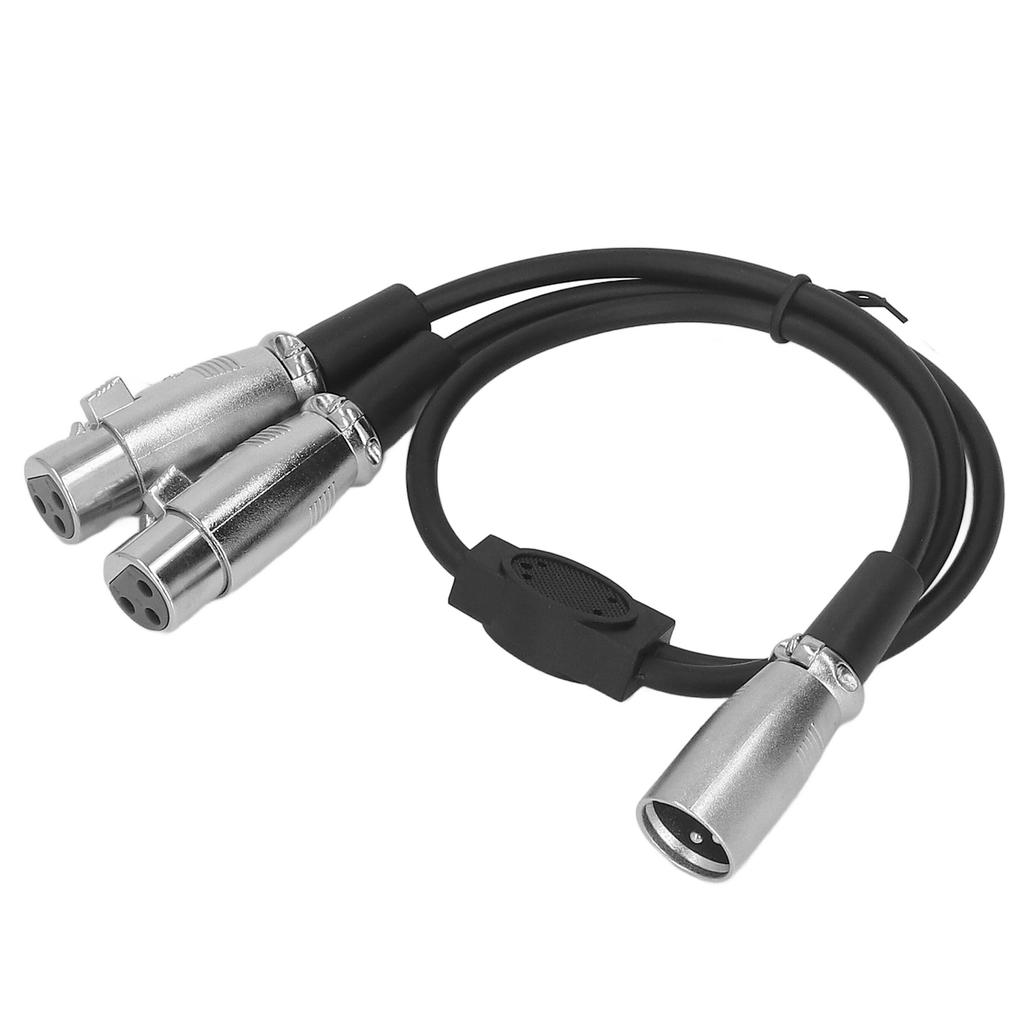 XLR Stecker auf Dual XLR Buchse Kabel Verlustarm XLR Y-Verteilerkabel für Lautsprecher Mikrofone DVD-Player