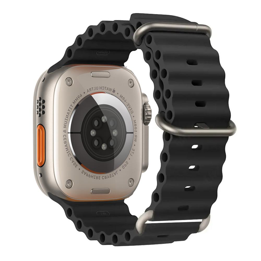 Ocean Band for Watch Ultra 3 Series 11 10 9 7 8 6 SE 49mm 45mm 46mm 42mm 44mm 40 41 Silicone Bracelet Correa iWatch Strap