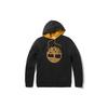 Fleece Hooded Sweatshirt Men Sweatshirts Black A69WN-001