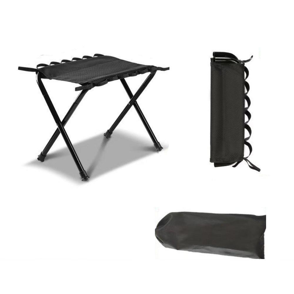 

Heavy Duty Camping Stools Compact Design Fishing Chair Portable Folding Foot Stool Outdoor Camping
