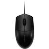 Washable Wired Mouse - PRO FIT - Black - 3 Buttons - USB - Optical