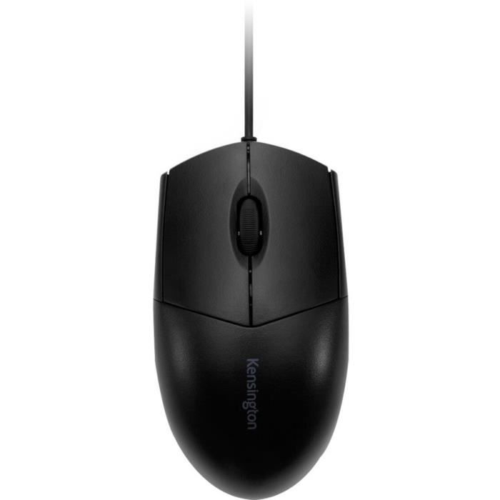Washable Wired Mouse - PRO FIT - Black - 3 Buttons - USB - Optical