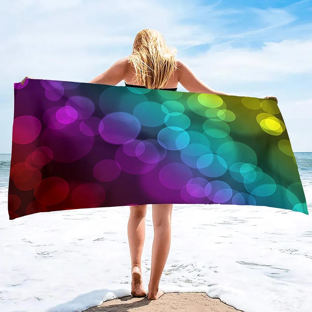 Microfiber Beach Towel,Beach Towel Oversized,Abstract Art Bath Towels,Super Soft Water Absorpt Bath Towel for Bathroom Pool Swim
