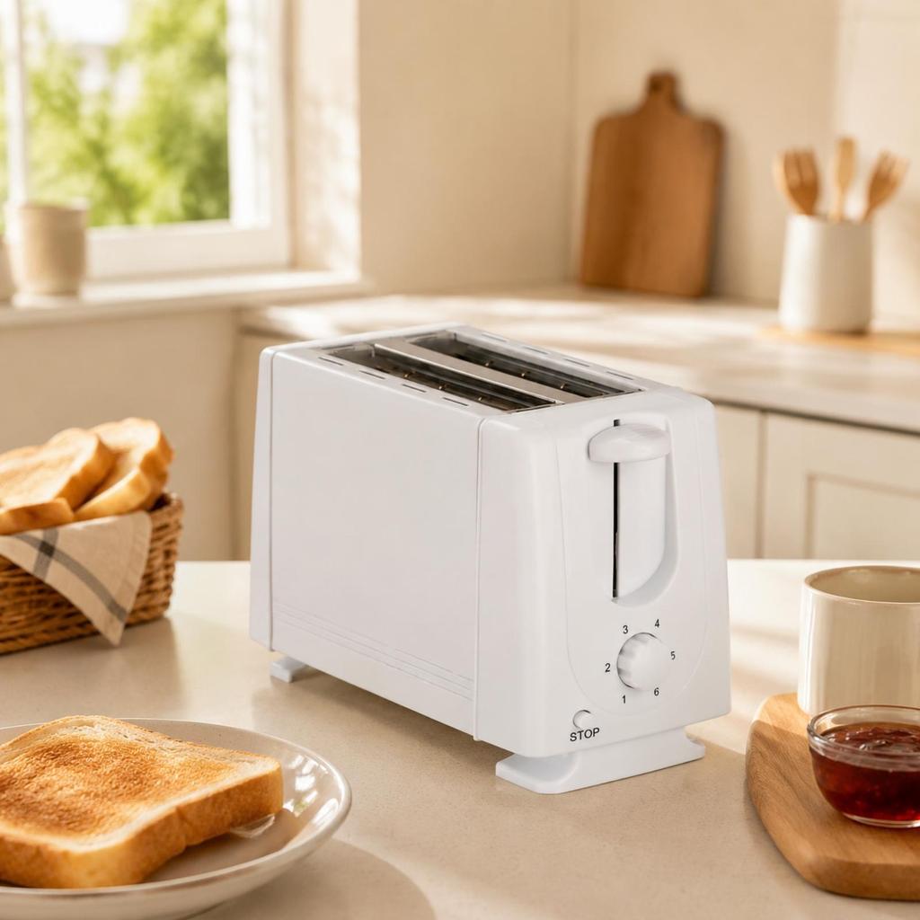 Toasts Maker with Control Shade Selector Adjustable Settings 2 Slice TwoslotSlot