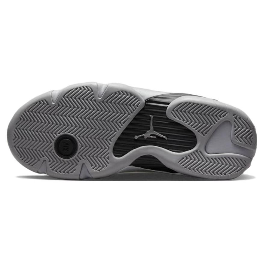 Air Jordan 14 Retro Low Metallic Silver Women Sneakers Fire-Red Wolf-Grey Black DH4121-060