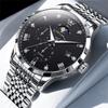 OLEVS Men's Watches Top Brand Fashion Original Quartz Watch for Man Waterproof Luminous Moon Phase Date Chronograph Wristwatch