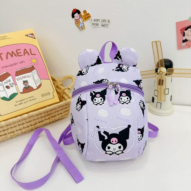 Adorable Cartoon Kids Backpack Nylon Material Cute Design For Boys And Girls