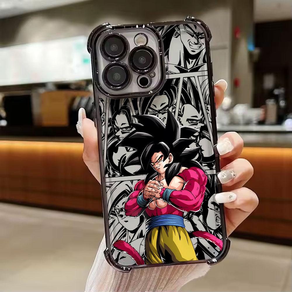 

Dragons Balls GT Saiyans Vegeta Goku Phone Case For Xiaomi 15T 14T 13 Pro 15 F8 Ultra Poco X7 F7 Pro 5G X5 X6 F5 M7 Clear Cover POCO F7 Pro 5G