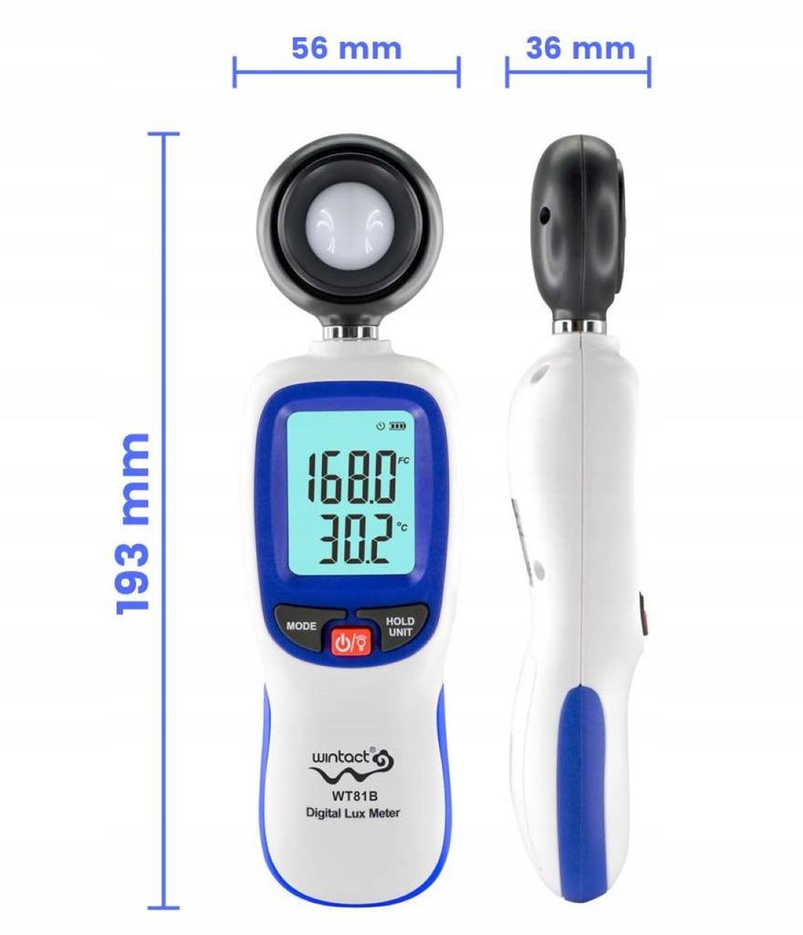 Lux Meter Light Meter Bluetooth Light Meter Wintact