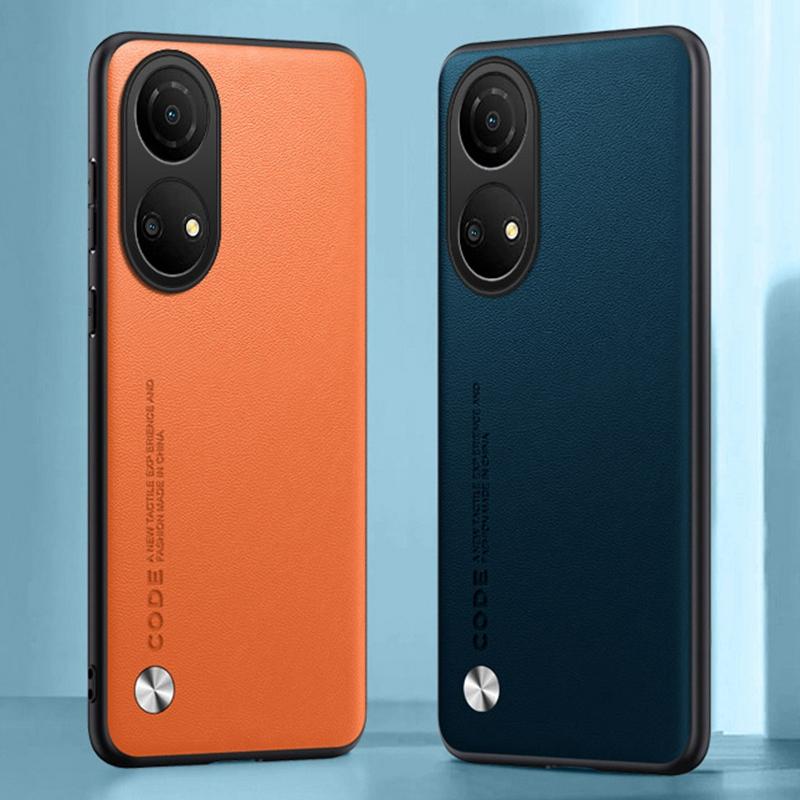 Prabangus PU odinis dėklas, skirtas Honor X7 galinis dangtelis Matinis silikoninis smūgiams atsparus visiškai apsaugotas telefono dėklas, skirtas HonorX7 Honor X 7 Coque
