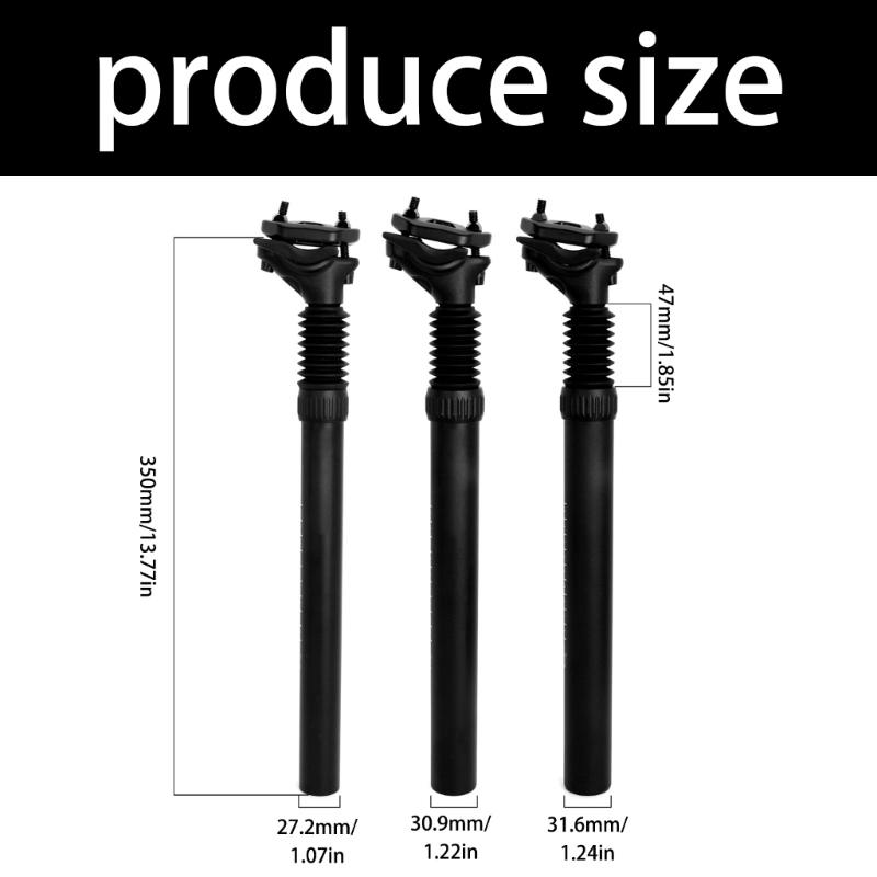 Light Weight Aluminum Alloy Seat Post Shock Absorbers Bicycles Seat Post for Mountain Bike Road Bike Easy To Install