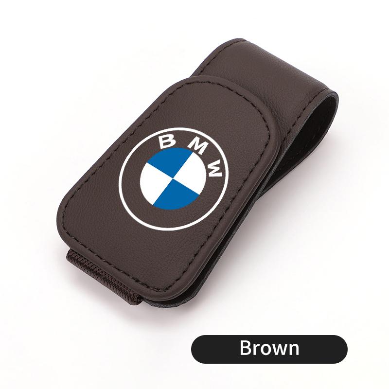 BBJT8 Magnetic Car Glasses Holder Sunshade Platep Card Ticket Clip For BMW G30 G20 M3 M5 E91 E92 E93 E36 E70 X3 X4 X5 X1 E39 F30