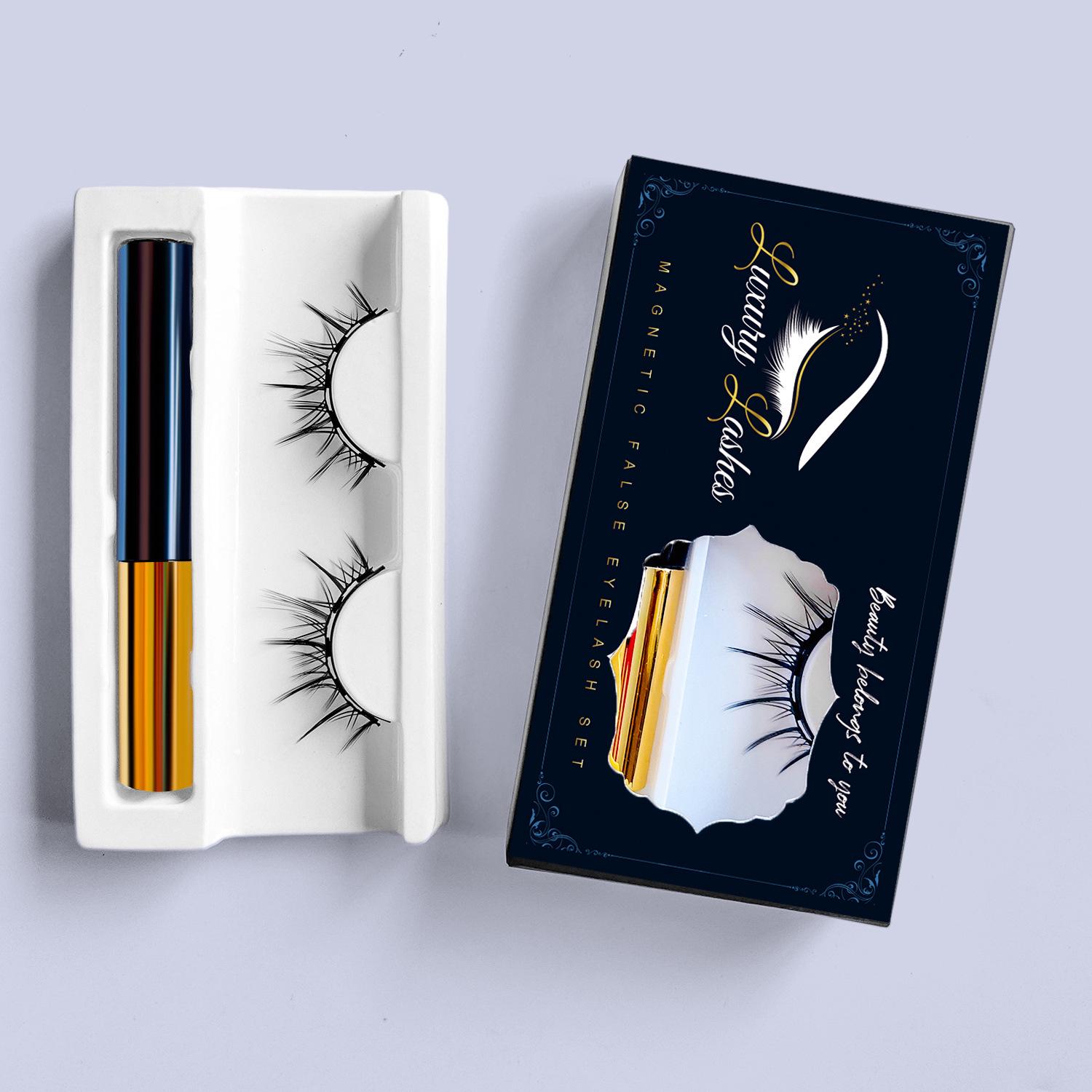

Magnetic Eyeliner & Five Magnet False Eyelash Set with Tweezers