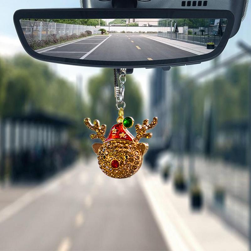 Car Cartoon Decoration Christmas Decorative Tree Ornament Multipurpose Bag Charm Car Interior Accessory For Backpack Home