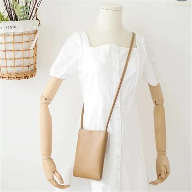 Vertical Crossbody Bag Fashion Minimalist Soft Shoulder Bag Literary Casual Magnetic Buckle Shoulder Bag Woman Messenger Bag