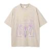 Anime YuGiOh Printed Tshirt Summer Short Sleeve Casual Cotton Tee Shirt Vintage Washed Oversized Tops Mens Clothing