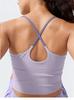 2026 Breathable Summer Yoga Vest with Fixed Cup Pad - Pilates & Fitness One-Piece Top