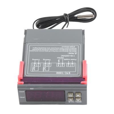 Digitaler Temperaturregler Kühl- und Heizthermostat mit NTC-Sensor STC1000AC110~220V