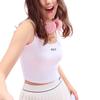 Fila Solid Color Slim Fit Casual Knit Tank Top Women Tops White F51W429103F-WT