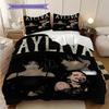 Musician Ayliva Bedding, Duvet Cover, Pillowcase, Home Decoration, Birthday Gift (1 * Duvet Cover+2 * Pillowcase, Coreless)