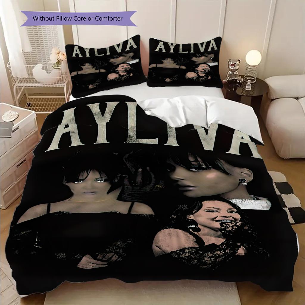 Musician Ayliva Bedding, Duvet Cover, Pillowcase, Home Decoration, Birthday Gift (1 * Duvet Cover+2 * Pillowcase, Coreless)