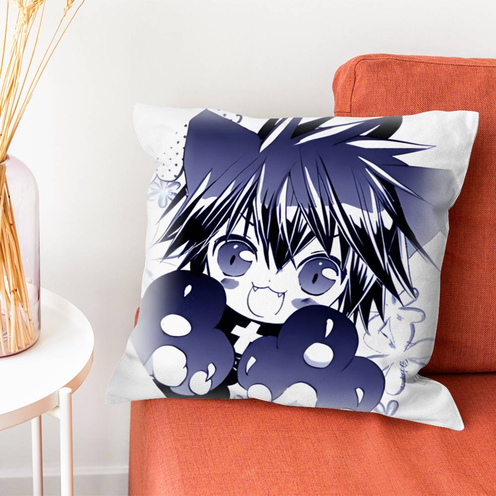 

Аниме S-Shugo Chara Икуто Наволочка Шелковистый Короткий Плюш С Невидимой Молнией Пылезащитная Наволочка для Подушки на Диван Для Домашнего Декора 30cmx30cm