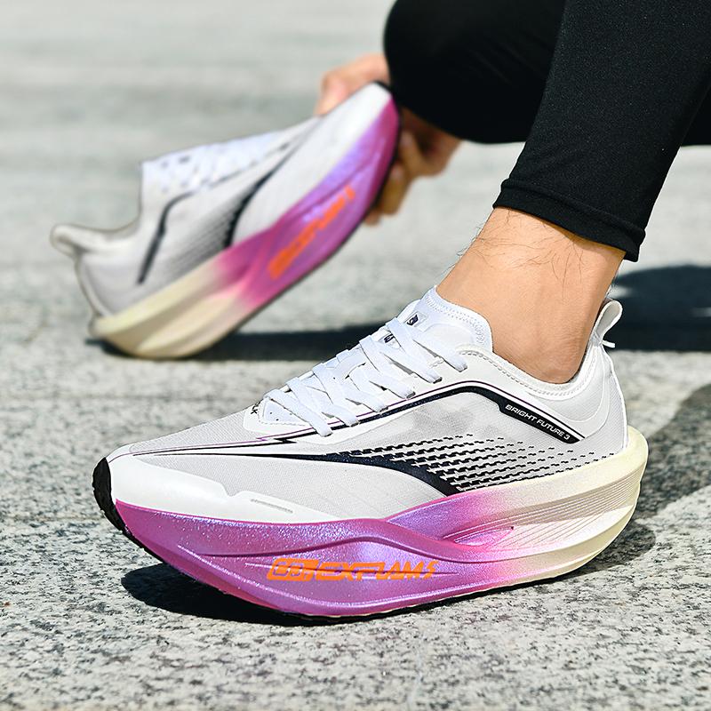 Męskie Specjalistyczne Buty do Biegania na Maratony z Płytką Węglową Oddychające Lekkie Damskie Wygodne Sportowe Antypoślizgowe Amortyzacja Stabilność Sneakersy