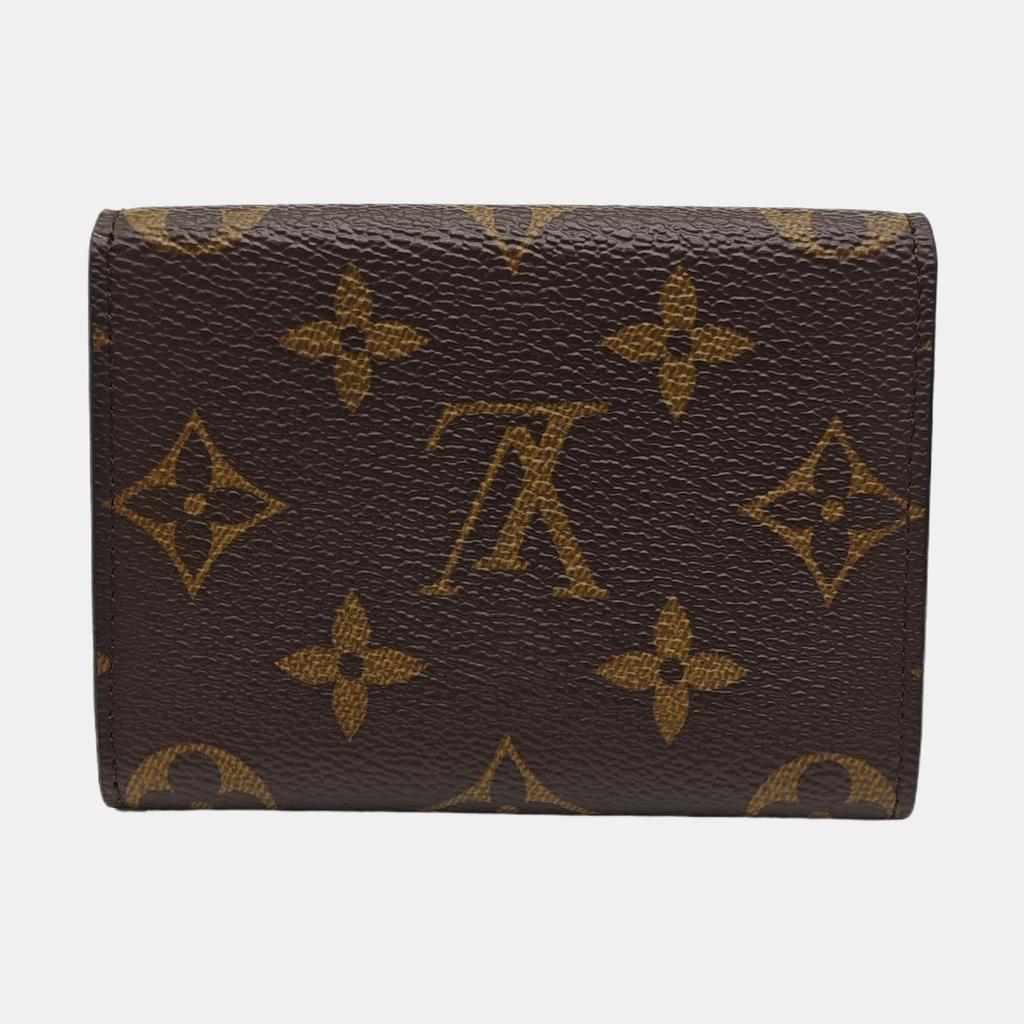 [Pre-Owned] Louis Vuitton Envelope Business Card Holder 'Brown Monogram Canvas' - Very Good #1U27UG5