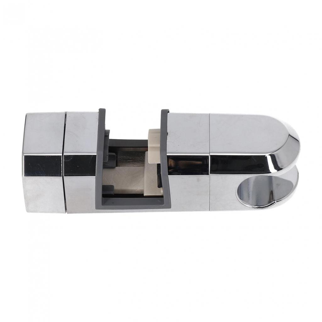 Universell 15mm-30mm Krom Duschstång Huvudglidare Stånghållare Justerbart Fäste