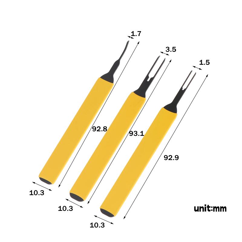 1/3Pcs Car Tool Plug Terminal Wire Harness Pin With Drawer Wire Takeup Device Pin Selection And Removal Tool