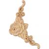 4pcs Wooden Carved Corner Onlay Applique Furniture Mouldings Decal Decor