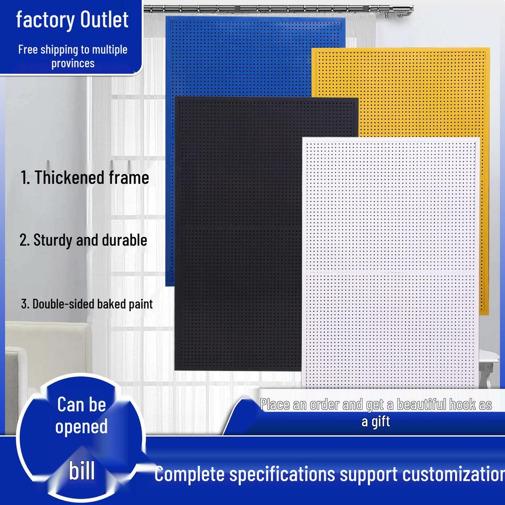Kleurrijk Prikbord Wand: Multifunctioneel Gereedschap, Hardware en Sieraden Displayrek